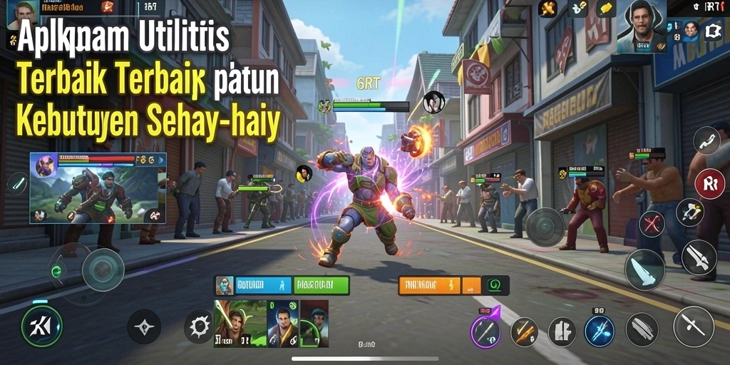 Tampilan antarmuka 6RT yang sederhana dan intuitif untuk pengguna.