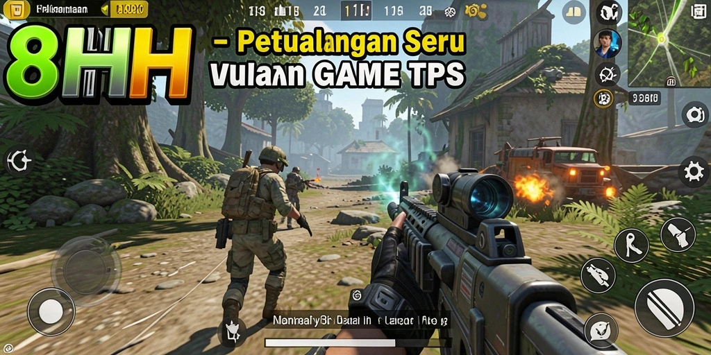 Tampilan gameplay 8HHH yang menarik dan penuh aksi.