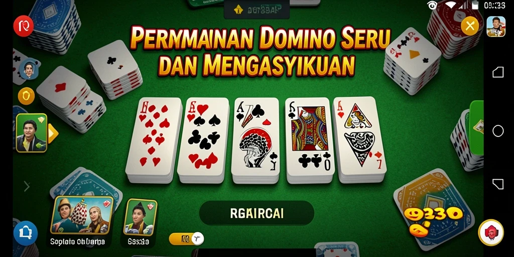 Screenshot gameplay 9939 yang menunjukkan aksi seru dan strategi dalam bermain Domino.
