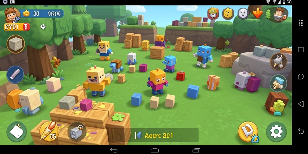 Screenshot utama DY01 menampilkan gameplay Puzzle yang menantang dan seru.
