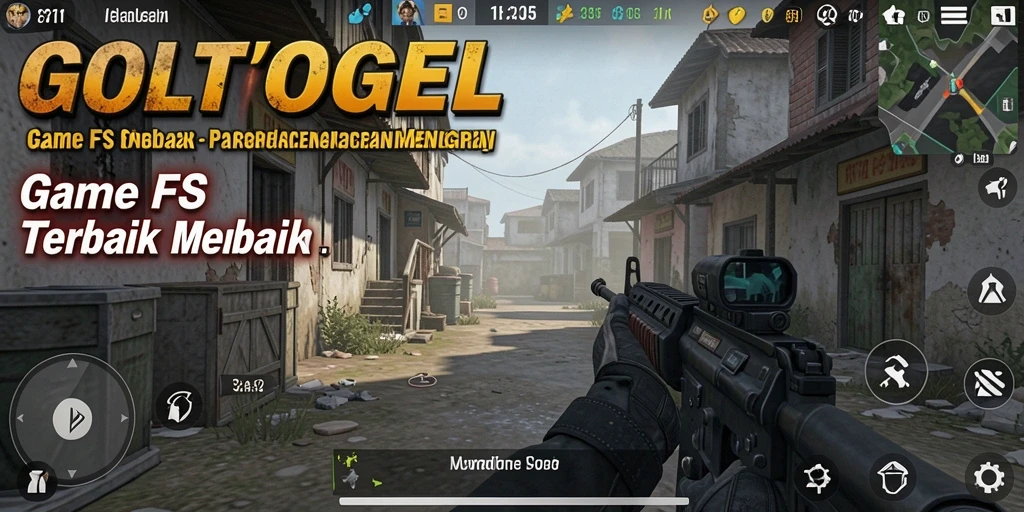 Tampilan gameplay GOLTOGEL yang menegangkan dan mendebarkan.
