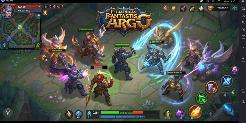 Gameplay seru K234 dengan petualangan epik.