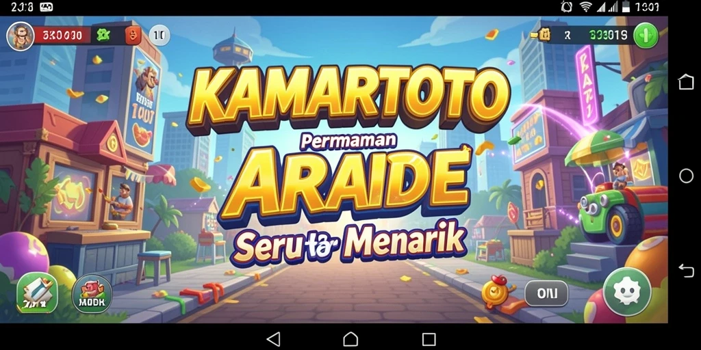 Tampilan gameplay seru dalam KAMARTOTO, penuh tantangan dan kesenangan.