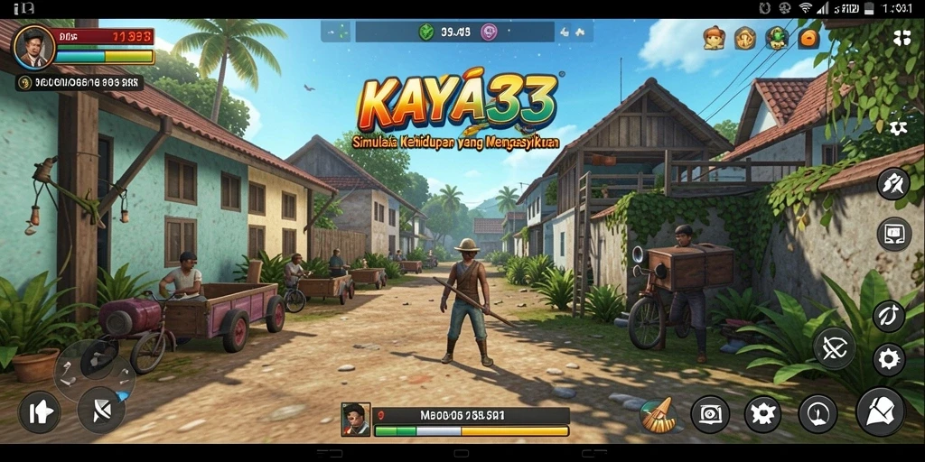 Tangkapan layar gameplay KAYA33 yang menampilkan interaksi karakter dan lingkungan.