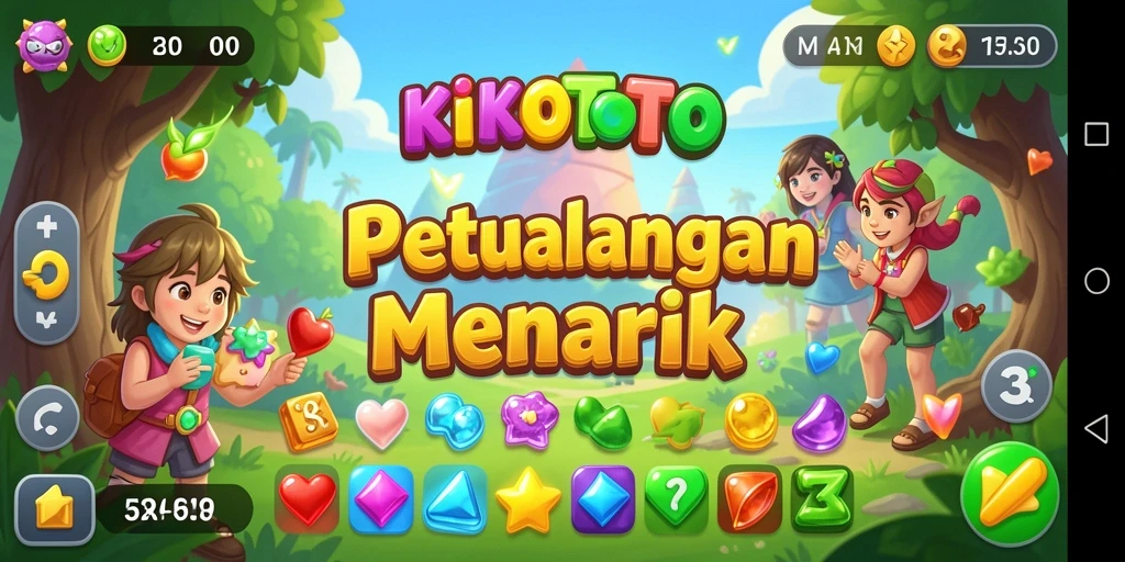 Tampilan Menarik dari Gameplay KIKOTOTO dalam Match-3