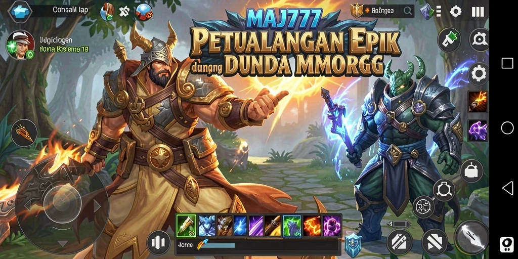 Tampilan gameplay epik dalam dunia <strong>MAJ777</strong> yang menantang.