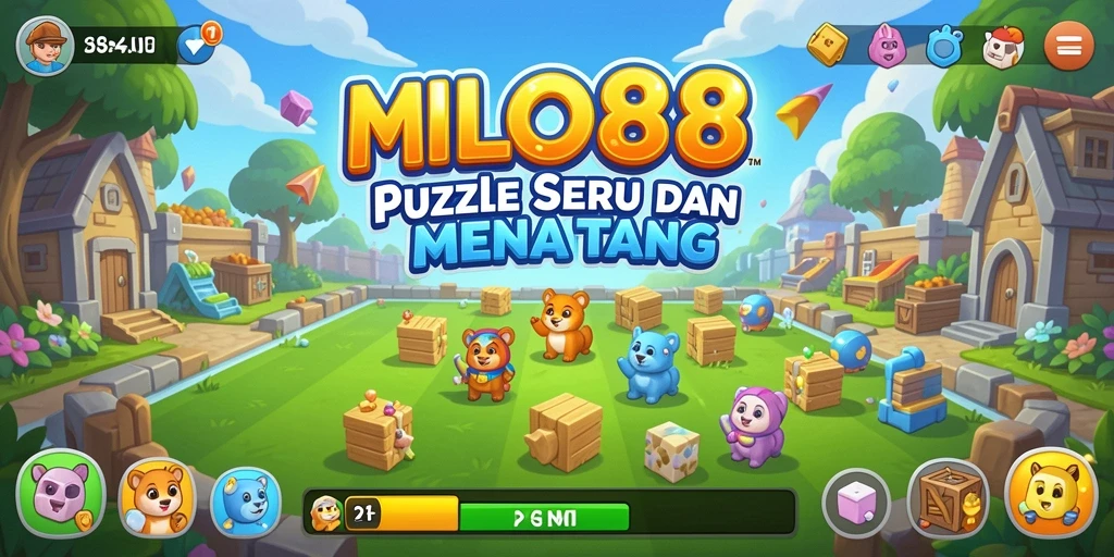 Tampilan gameplay seru dan penuh tantangan dalam MILO88.
