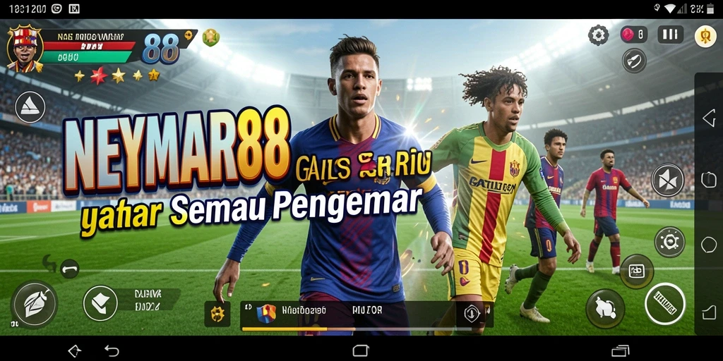 Tampilan gameplay seru di NEYMAR88 dengan musik yang mengasyikkan.