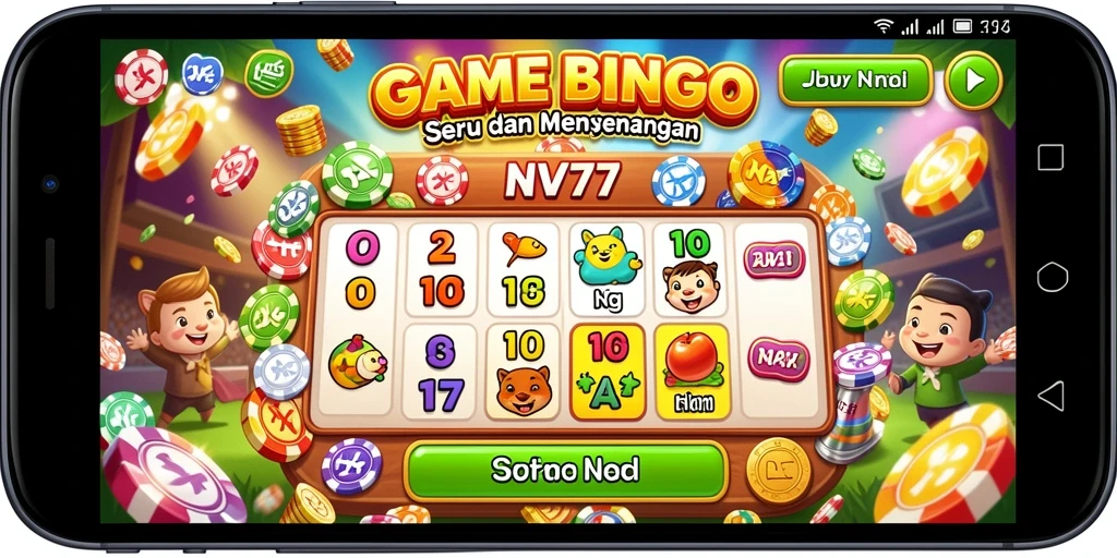 Tampilan gameplay NV77 yang menarik saat bermain Bingo.