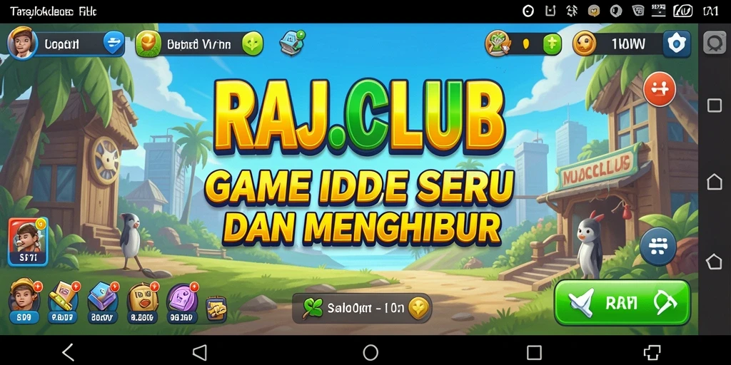Tampilan gameplay seru dan menarik dari RAJACLUB.