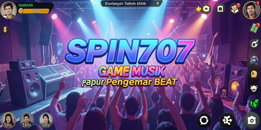Tampilan utama gameplay SPIN707 yang seru dan mengasyikkan.