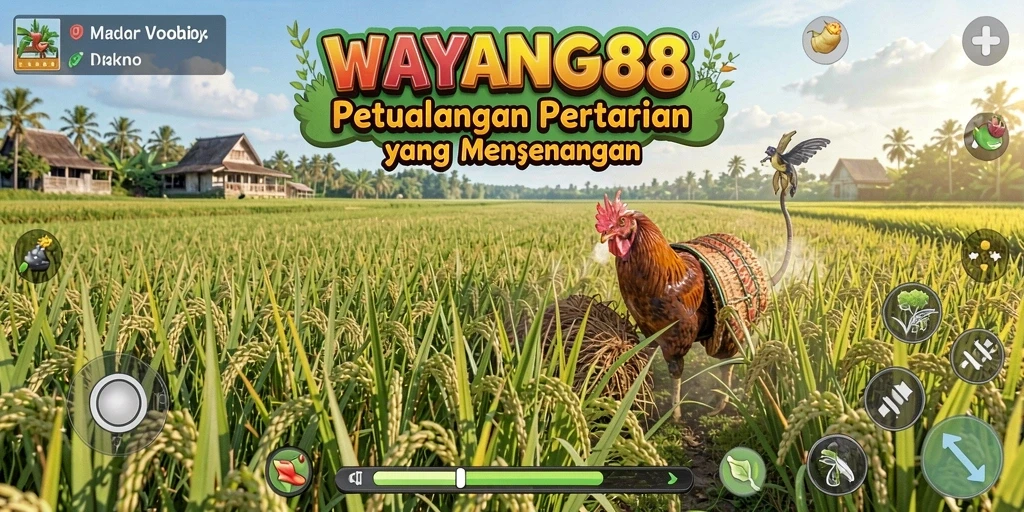 Tampilan gameplay WAYANG88 yang menarik dan penuh warna.