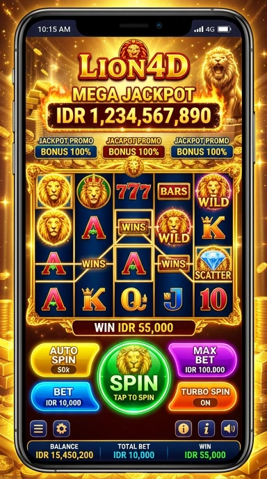 Tampilan utama aplikasi lion4d dengan antarmuka bersih.